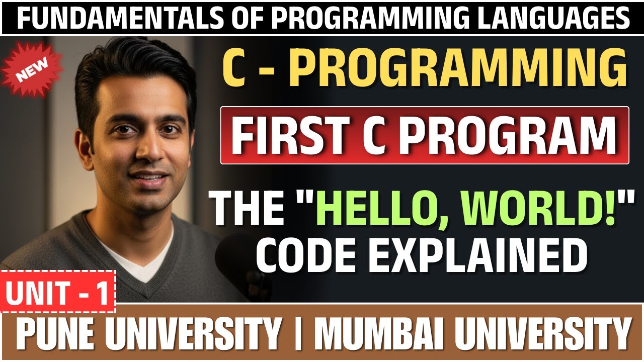 First C Program: The 