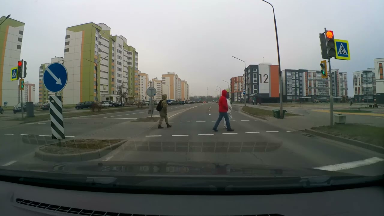 Traffic from Gogol Street to Suvorov Street in Brest