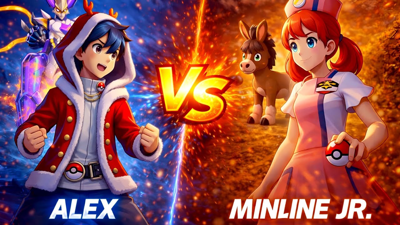 Alex Vs minline jr || pokemon evolution || Monster Vs 