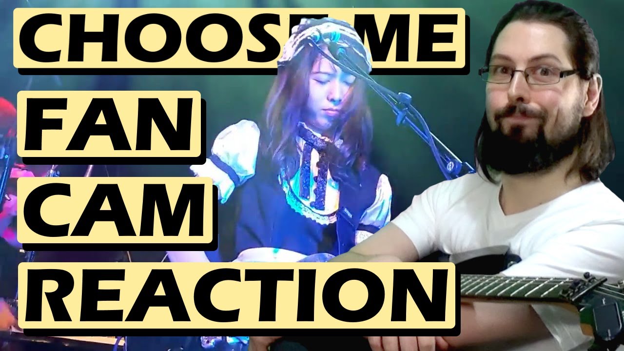 CHOOSE ME Reaction Band Maid Live Fan Cam Guitar Tutor Reacts