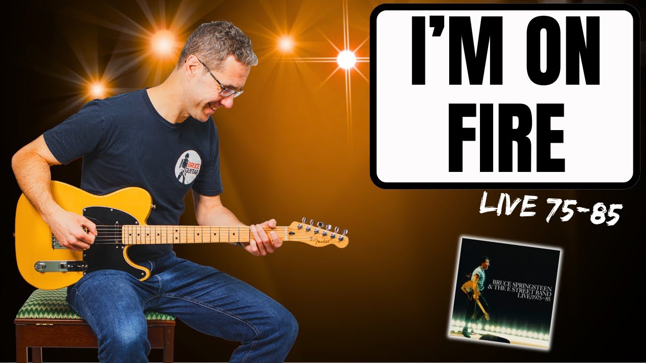 Bruce Springsteen - I'm On Fire (Live 1975-85) guitar lesson