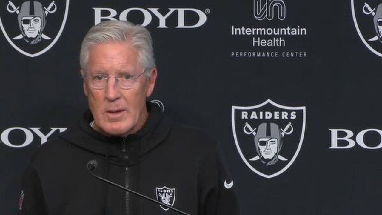 Las Vegas Raiders Head Coach Pete Carroll reflects on season, future