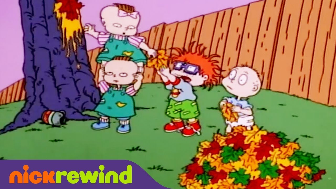 The Babies Release the Leaves | Rugrats | Nicktoons