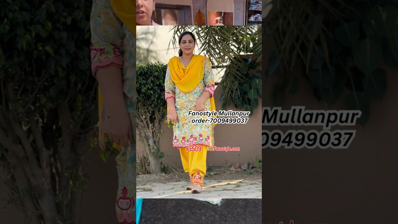 Enjoy your shopping✌️🥰#fanostyle #fanostylemullanpur #fanostylelehngahouse #punjabisuit #shorts