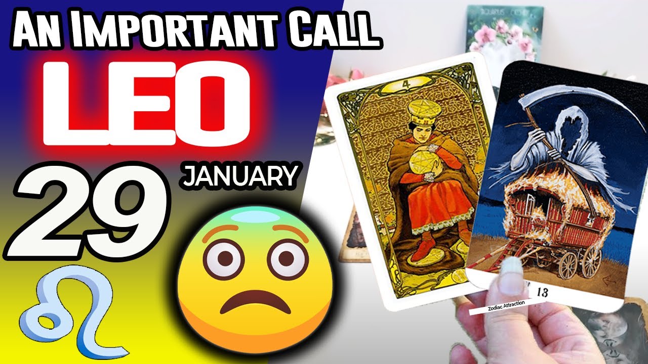 Leo ♌️🔴 An Important Call 😨 📞horoscope for today JANUARY 29 2026 ♌️ #leo tarot JANUARY