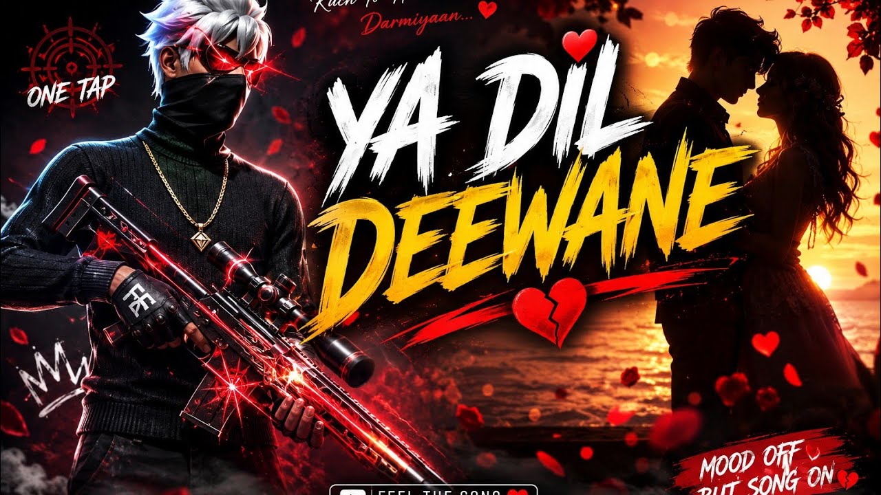 Ya Dil Deewane 💔 Free Fire One Tap Edit | Headshot Montage | #FreeFire #FF #OneTap #YaDilDeewane
