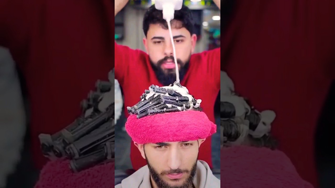 Indian Men Getting Curly Perm On Hair #2023