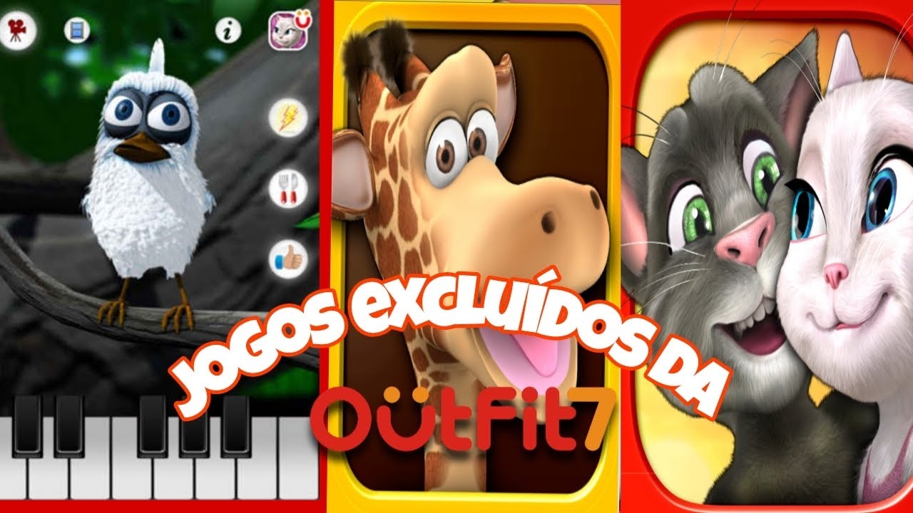 OS JOGOS EXCLUÍDOS DA OUTFIT7 (Talking Tom and Friends) - Nostalgia Melada