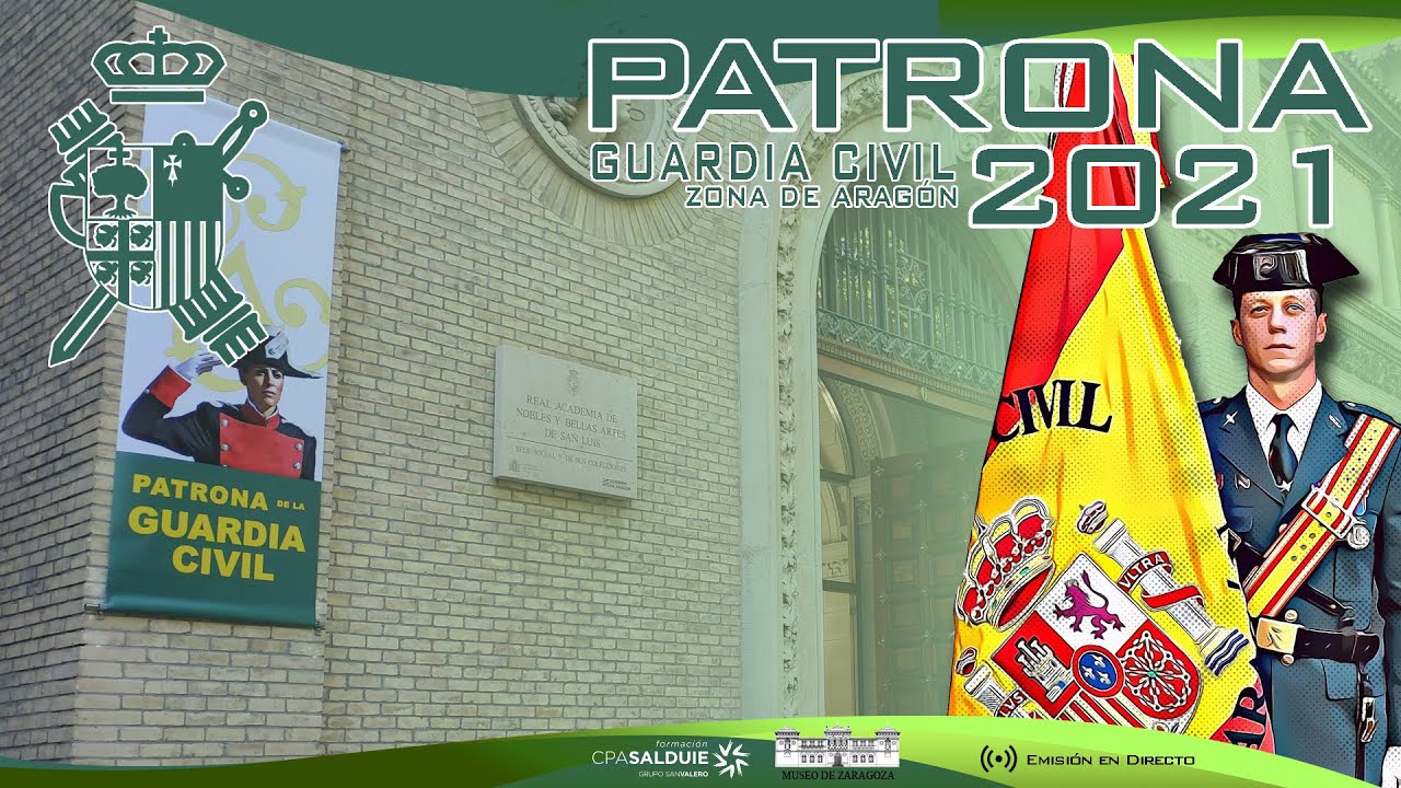 La Guardia Civil de Aragón celebra la festividad de su Patrona la Virgen del Pilar.