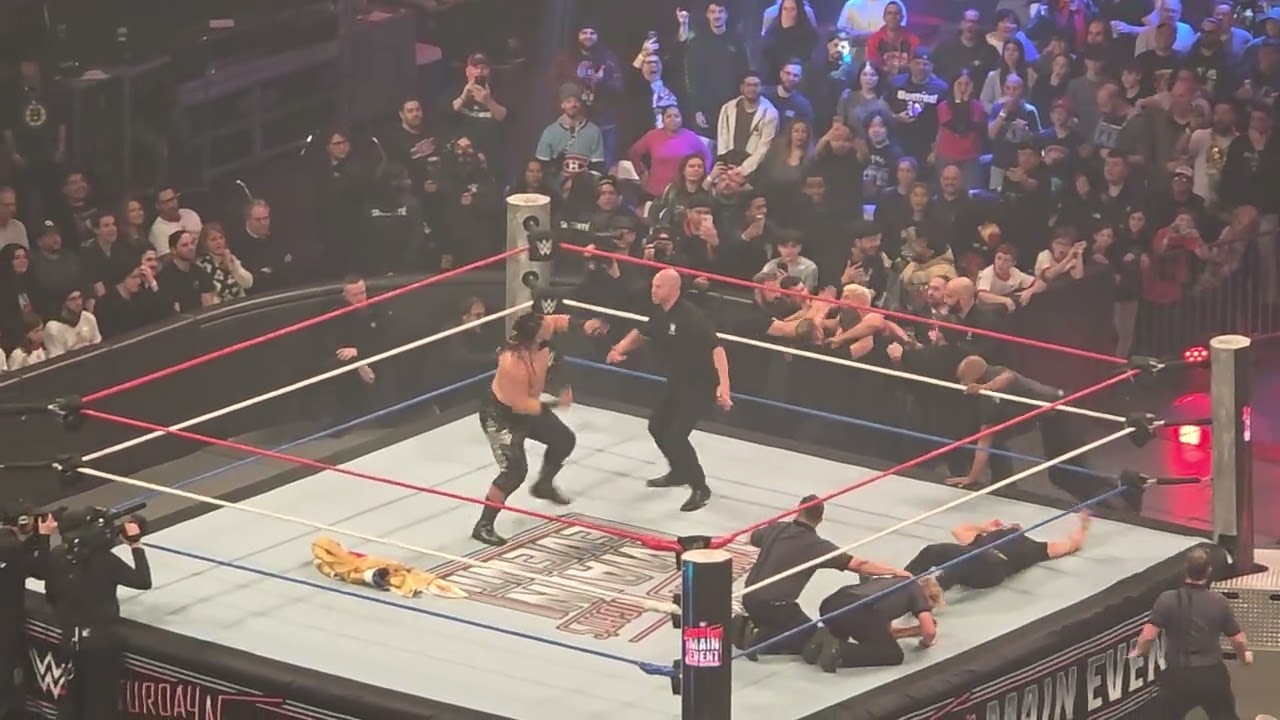 Crazy WWE main event opening 