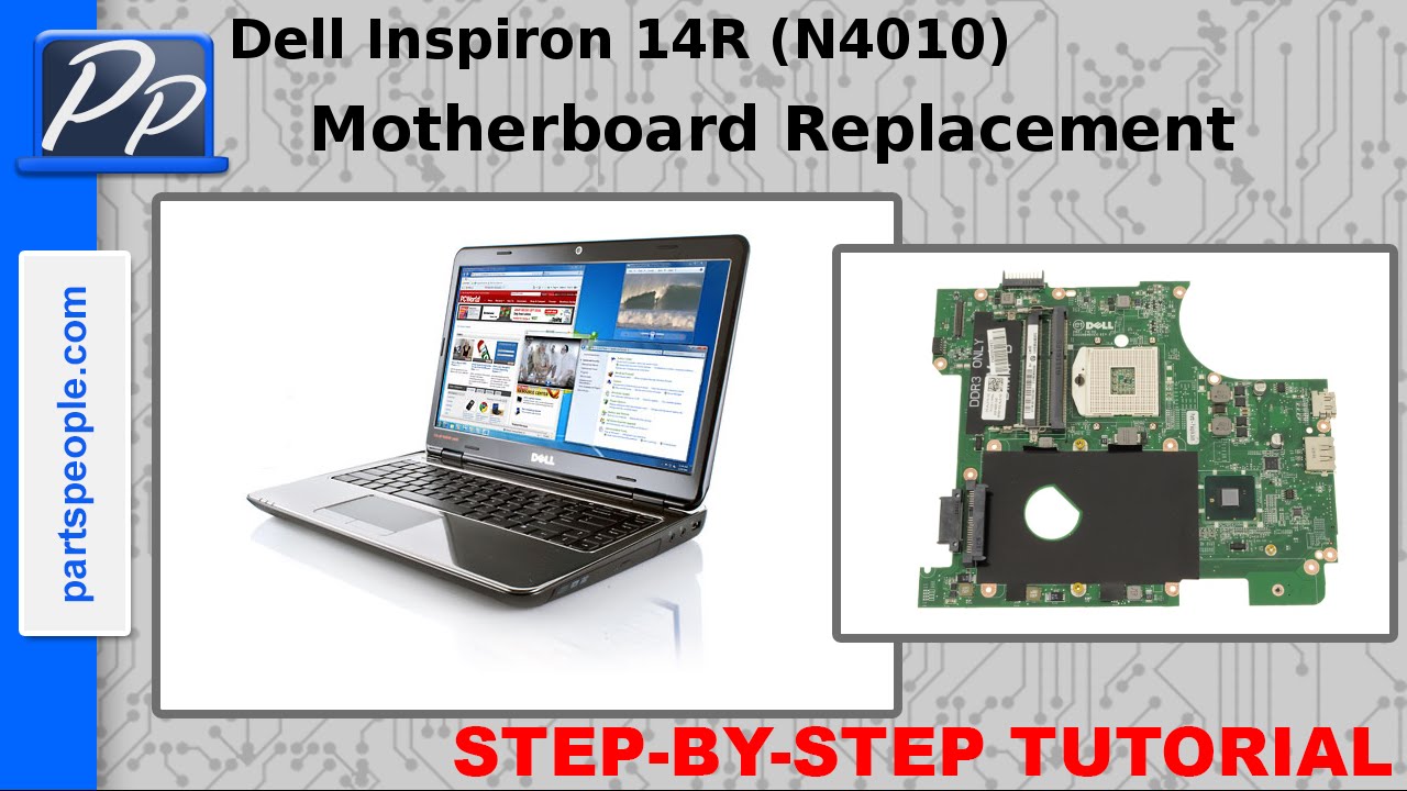 Dell Inspiron 14R (N4010) Motherboard Video Tutorial Teardown