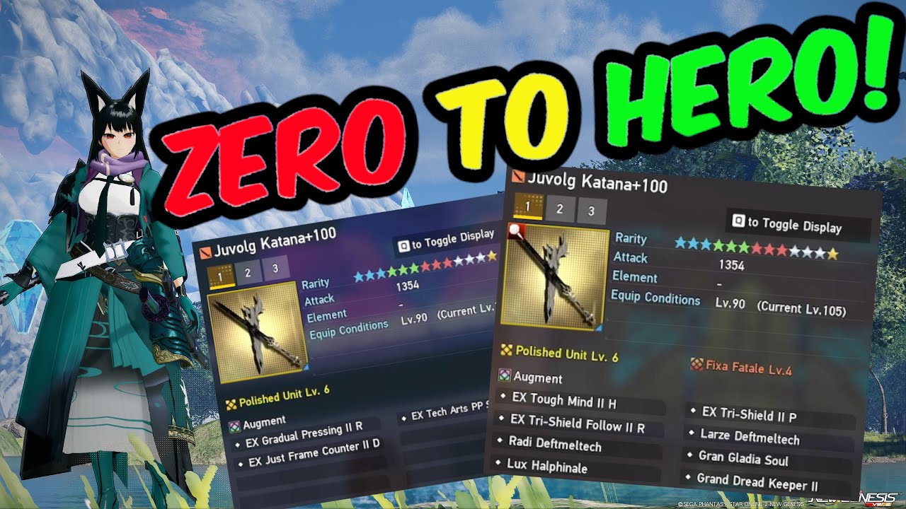 [PSO2:NGS] Lets Upgrade Our Weapon!