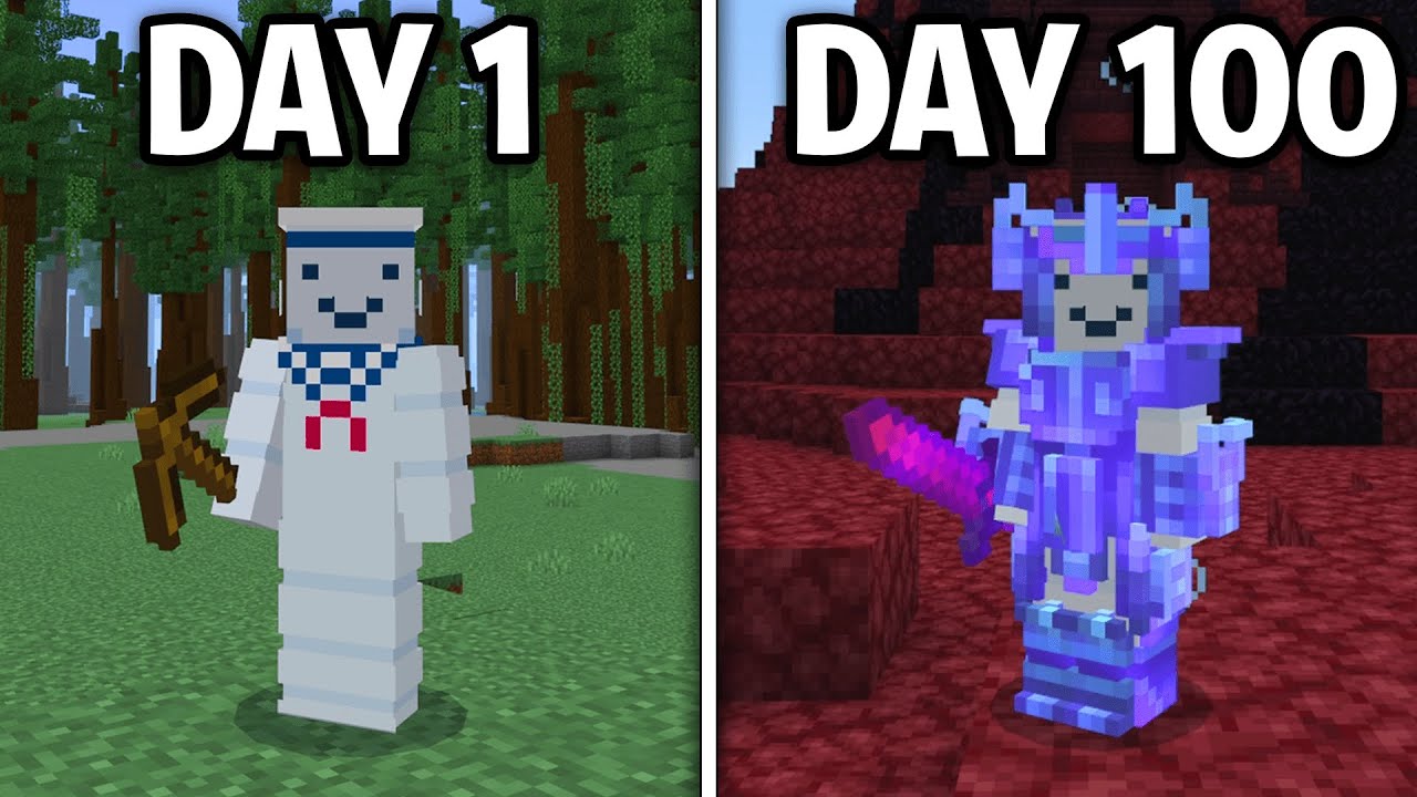 I Survived 100 Days In Minecraft China Edition