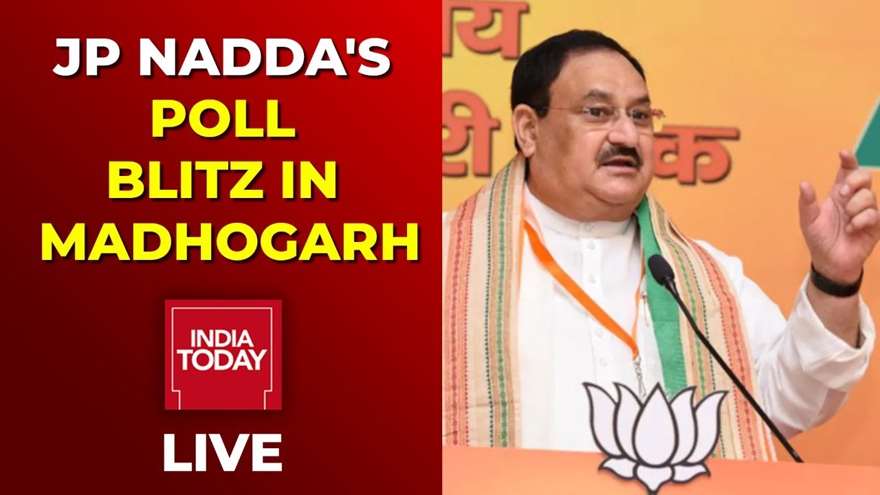 BJP President JP Nadda Rally Live in Madhogarh | U.P Election 2022 | India Today LIVE