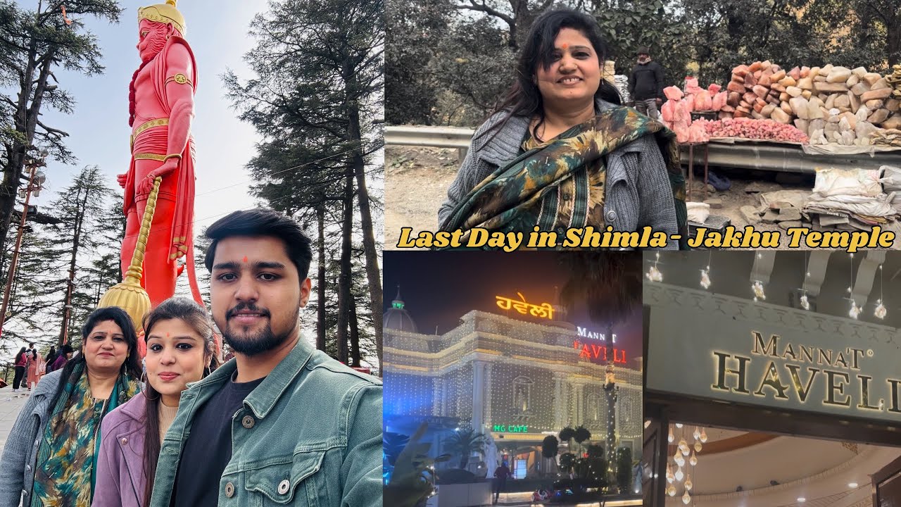 Jakhu Temple in Shimla 🏔️ | Last day | Family Trip❤️| Final Part🙂‍↕️