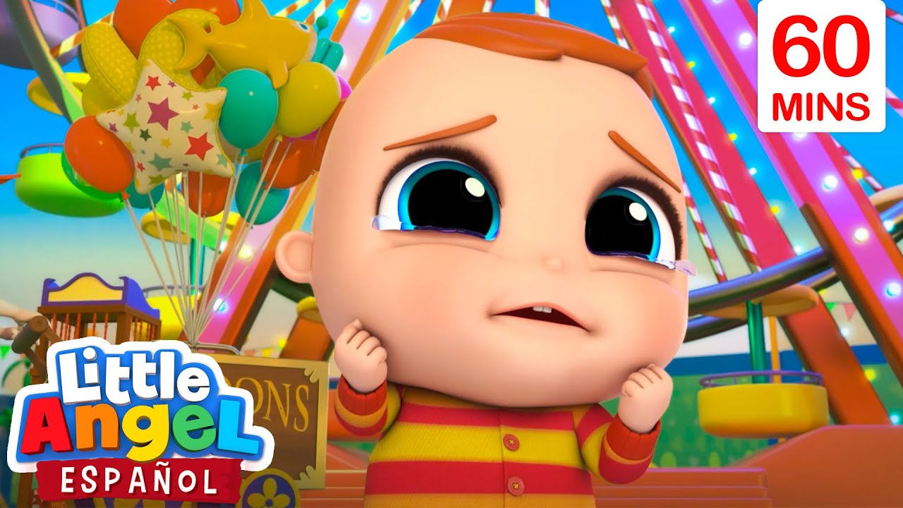 Bebé Juan se Pierde en el Parque de Atracciones | Canciones Infantiles🎵| Little Angel Español