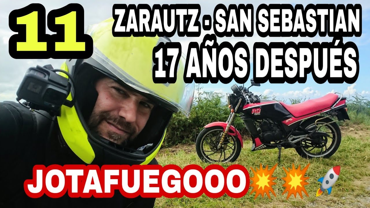 #11 PRUEBA YAMAHA RD 80 A TOPE!! Vamos al INFIERNO!! Zarautz - San Sebastian💀 Moto parada 17 años