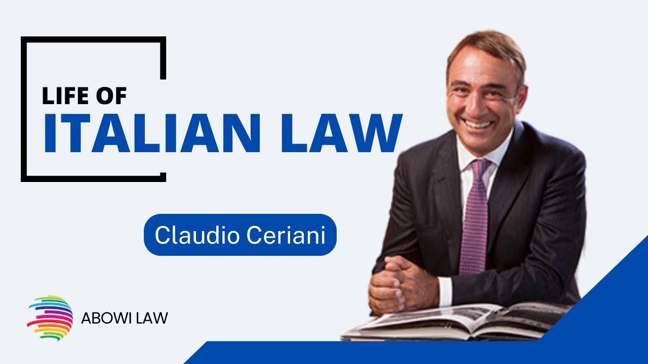 ABOWI's lawyers talk life of Italian lawyer Claudio Ceriani