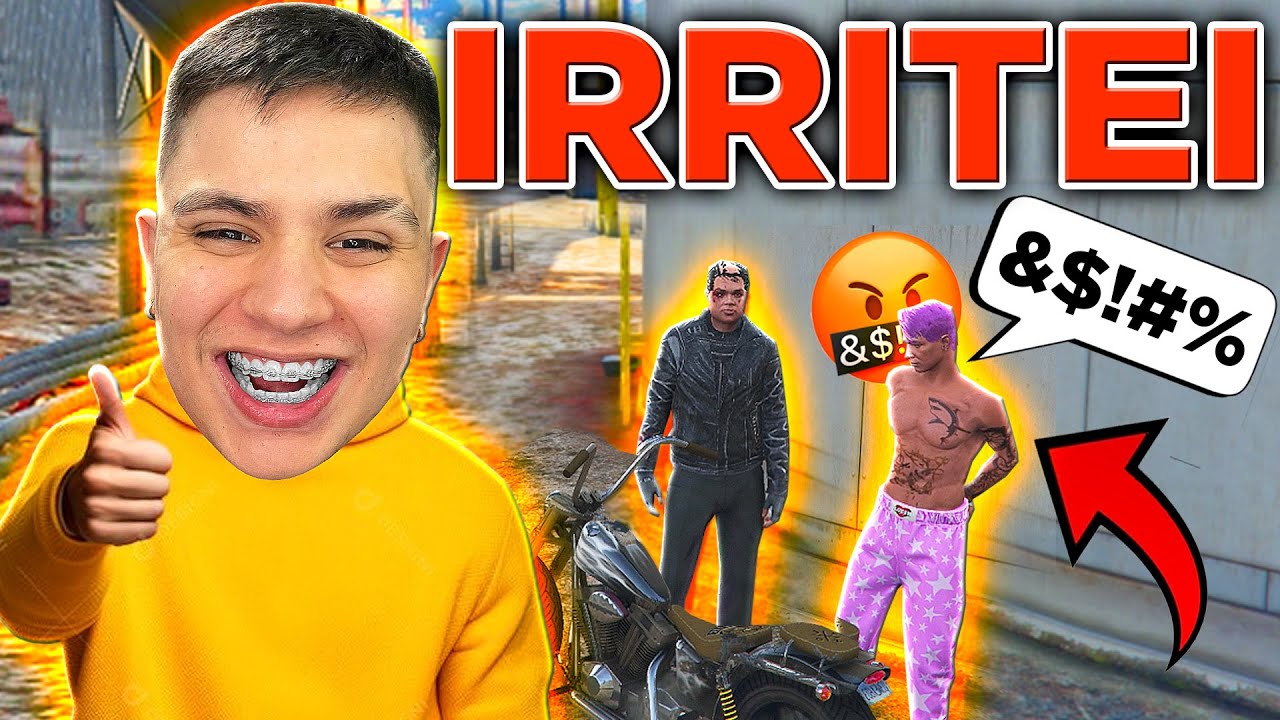 IRRITEI KID CHATO no GTA RP 😂 (Paulinho o LOKO)