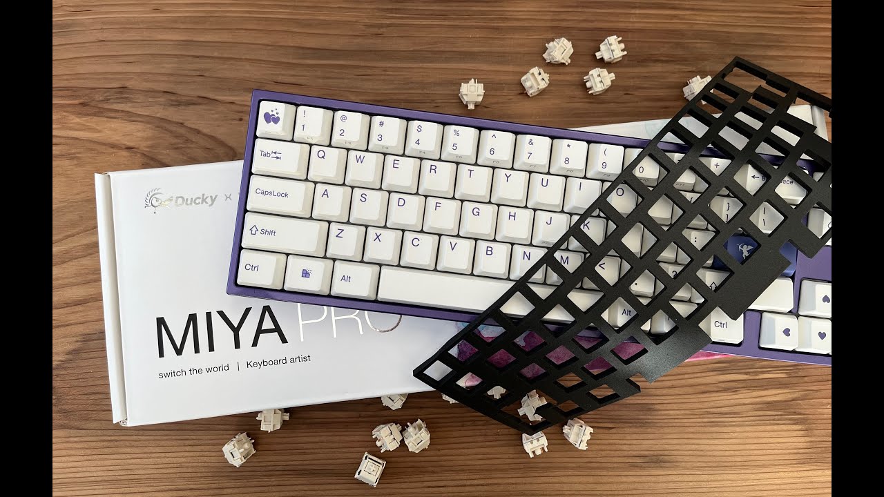 【Keyboard Live】Ducky x Varmilo MIYA Pro｜Switch replacement｜Kaih Cream｜換軸｜夾心棉安裝｜凱華冰淇淋軸