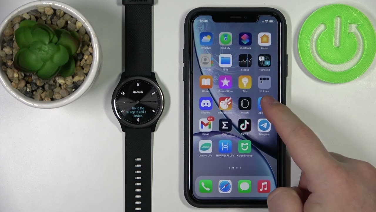 Как подключить GARMIN Vivomove Sport к телефону — Подключение