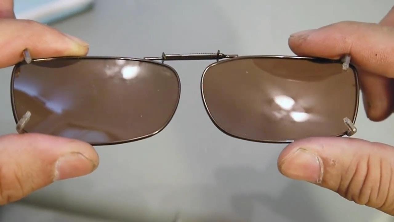 How To Use Clip On Sunglasses (easy put on eyeglasses)