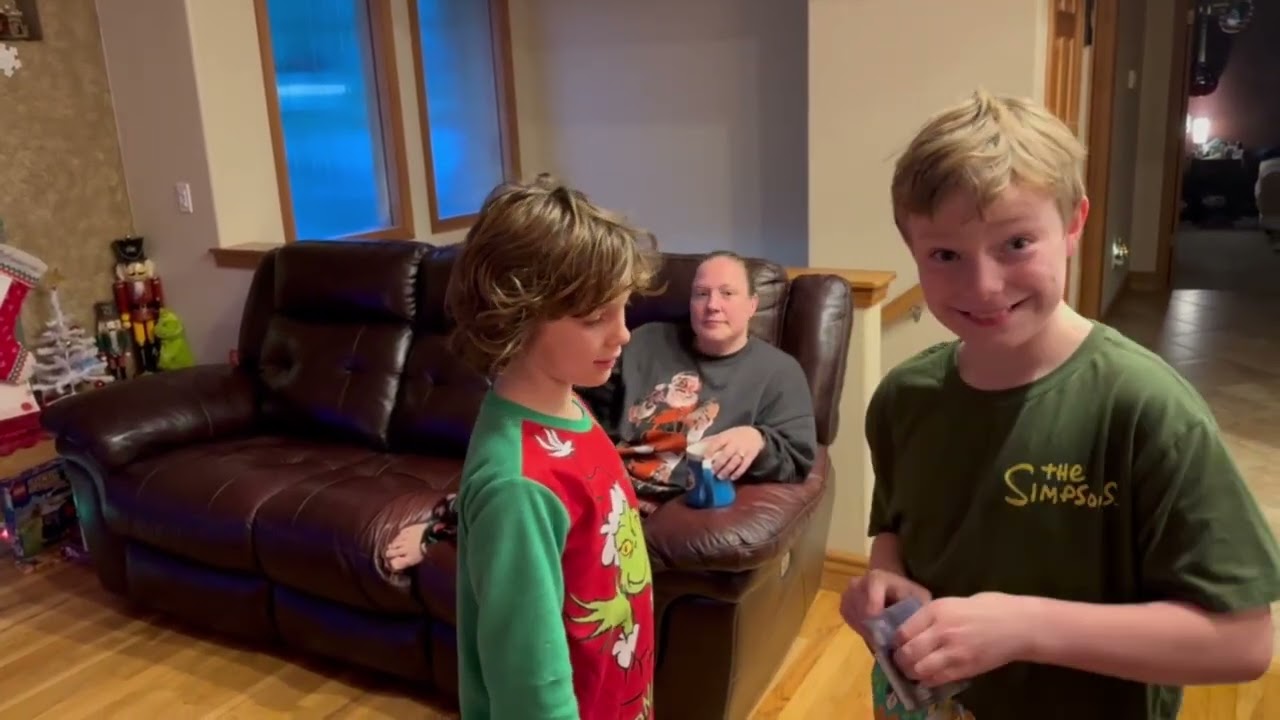 O Boys open Presents - Christmas Day 2025