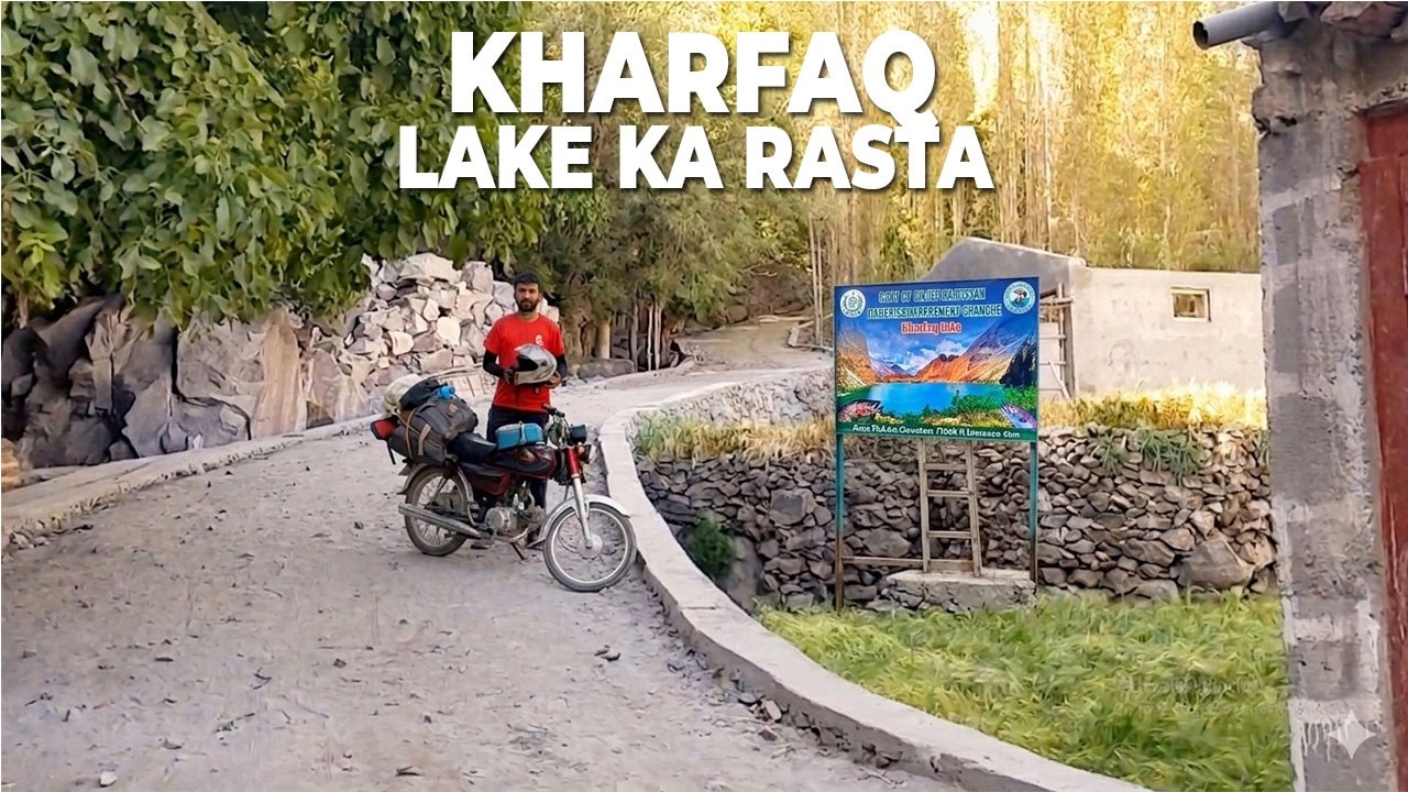 Good Morning from A Remote Balti Village Kharfaq | Kharfaq Lake Guide | Bike Tour | Azam Munir