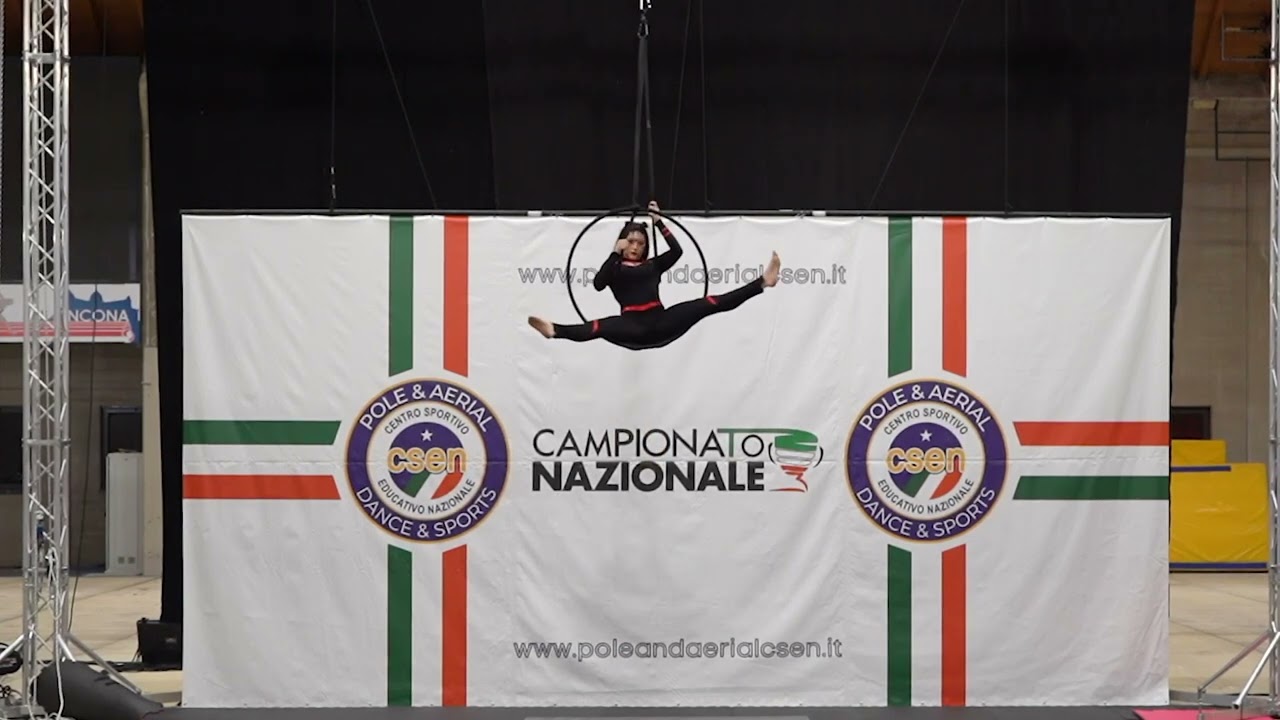 Tiziana Cardona CERCHIO AEREO Campionato nazionale Pole & Aerial 2023