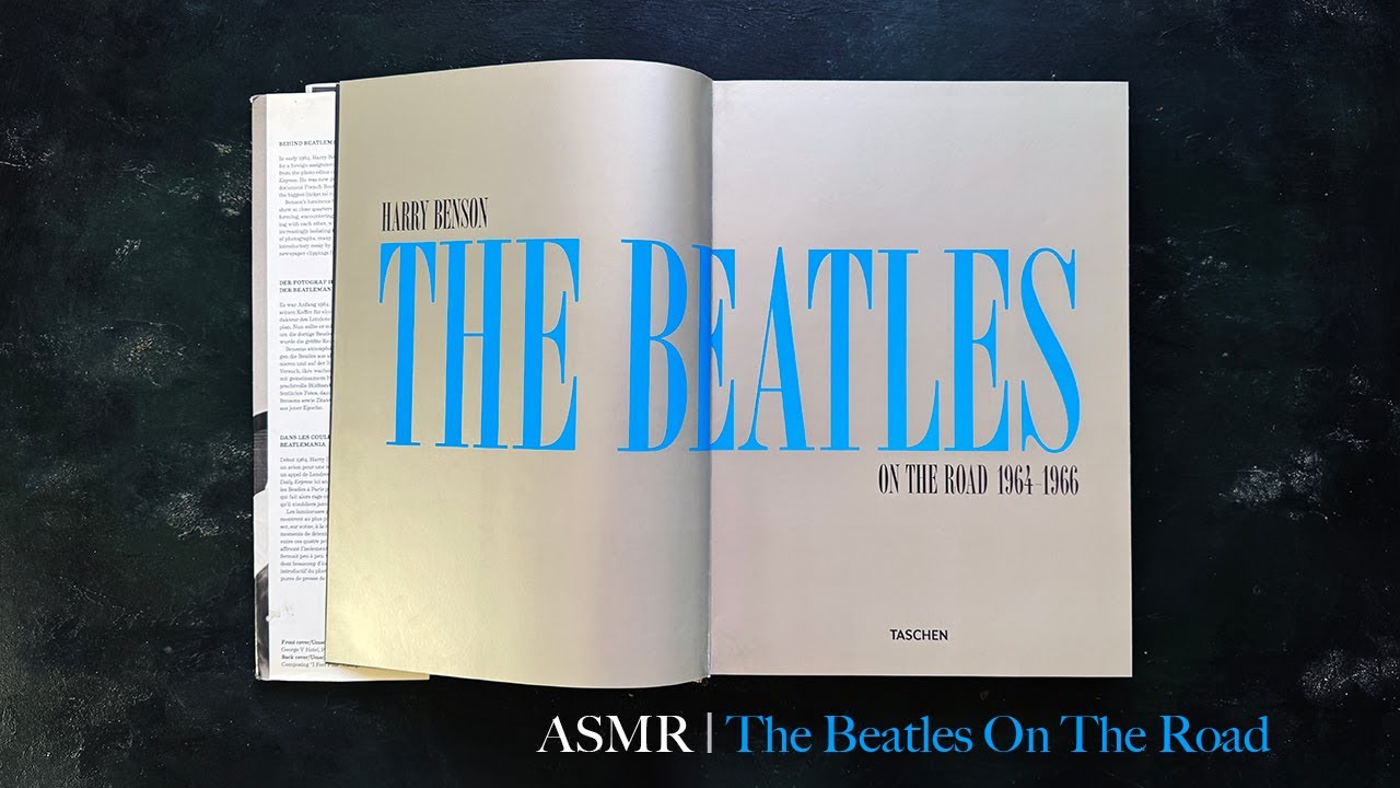 Flipping Through The Beatles on the Road 1964–1966 | Book ASMR 📖✨