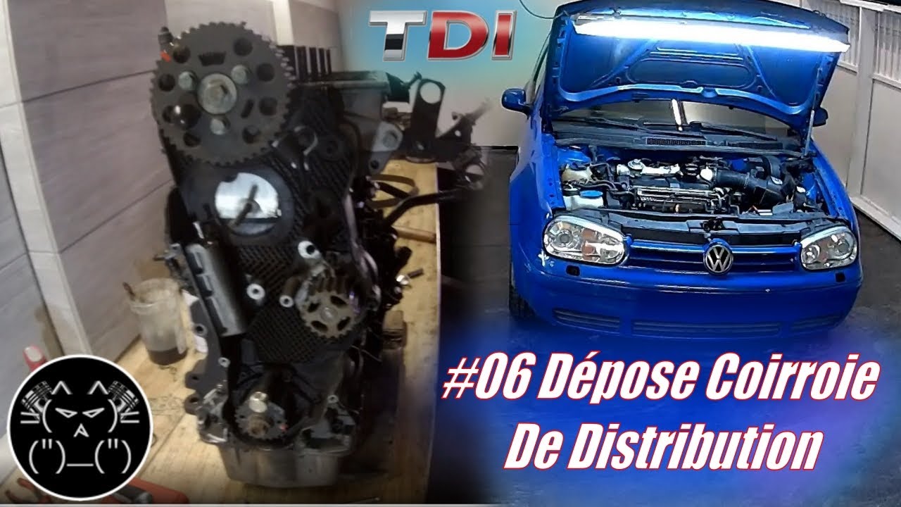 #06 Dépose courroie de distribution 1.9L TDI