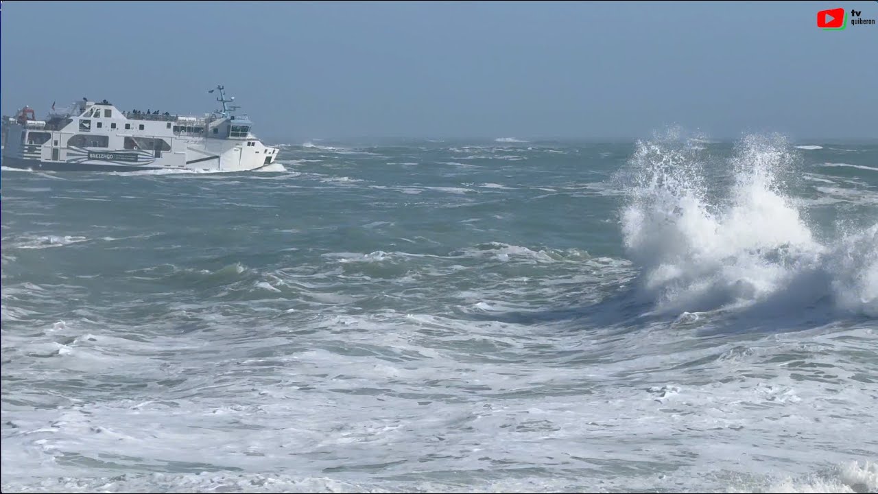 QUIBERON  🇲🇫  |  Océan Atlantique en Colère  |  TV Quiberon 24/7