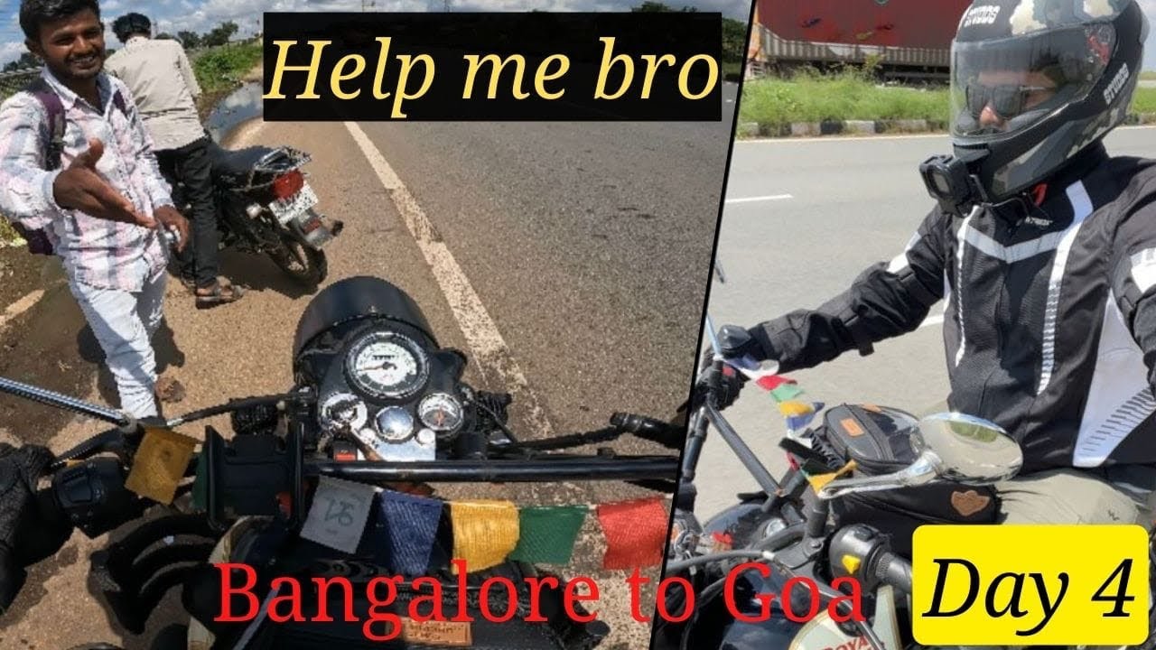 Bangalore to Goa | solo ride | day 4 | Kannada motovlogs | ashok shiva reddy | #kannada #travelling