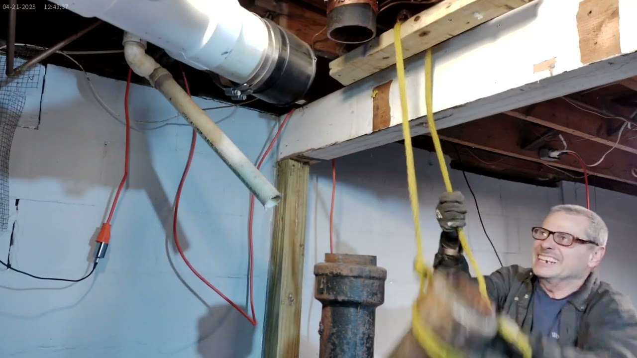 Cutting out cast iron drain and replacing with PVC