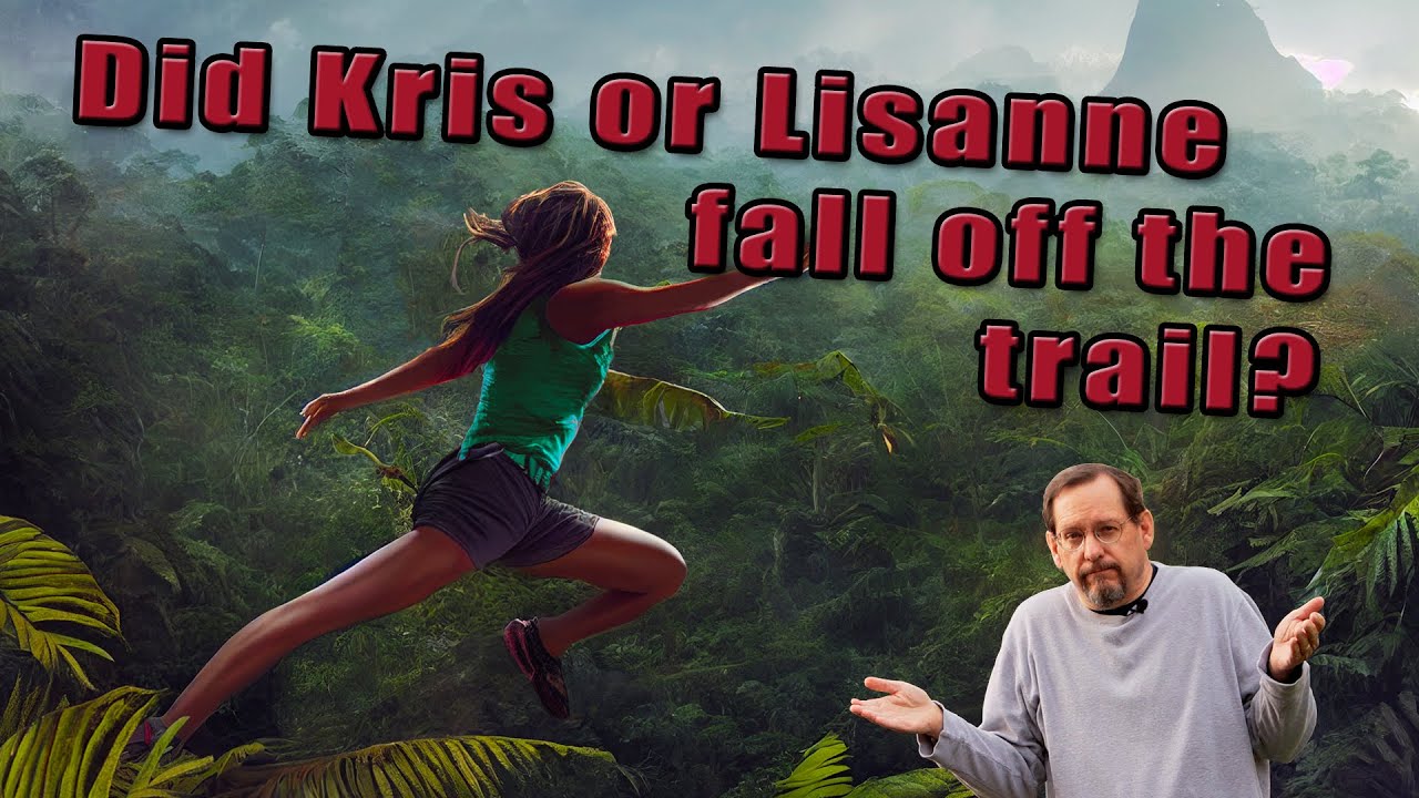 Did Kris Kremers or Lisanne Froon fall of the trail?