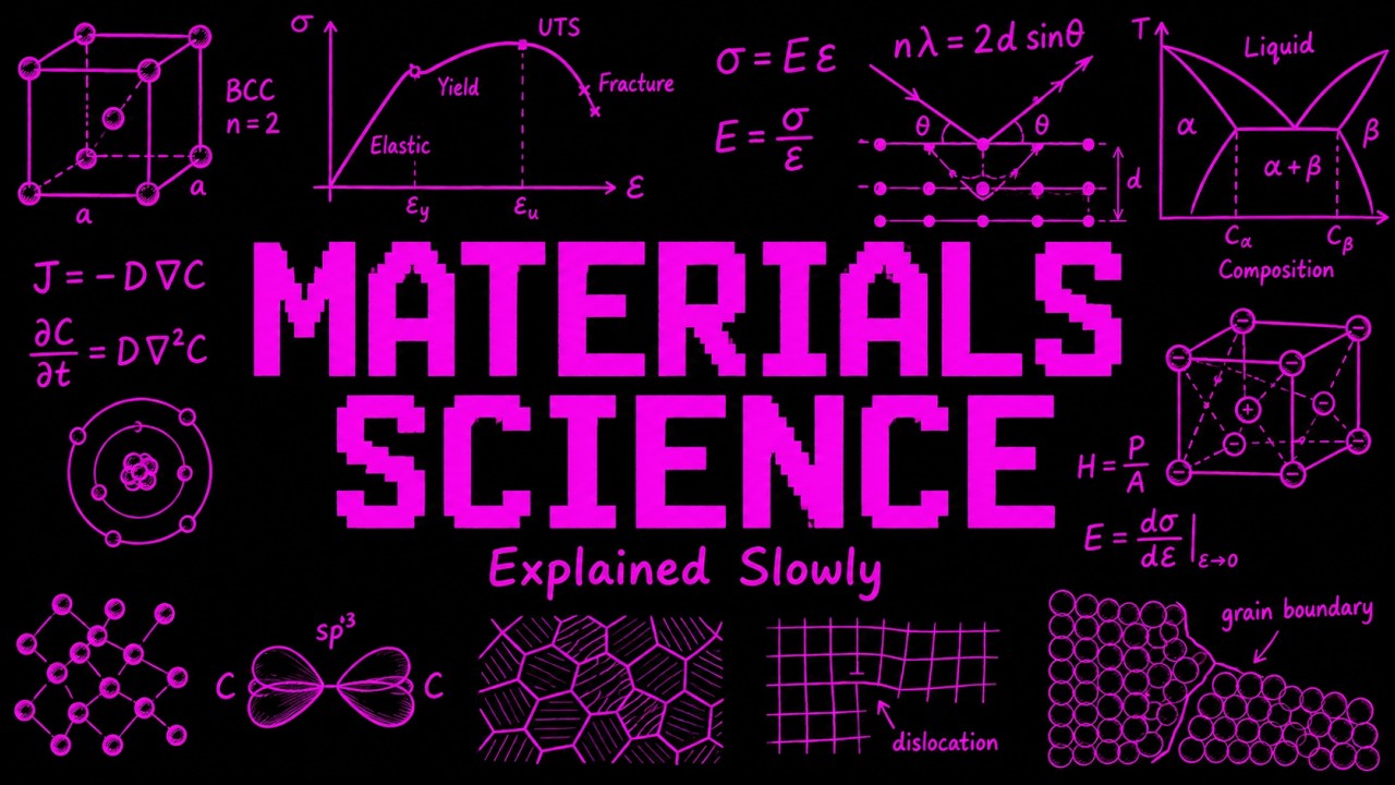 Every Confusing Thing About Materials Science Explained Slowly (For Sleep)