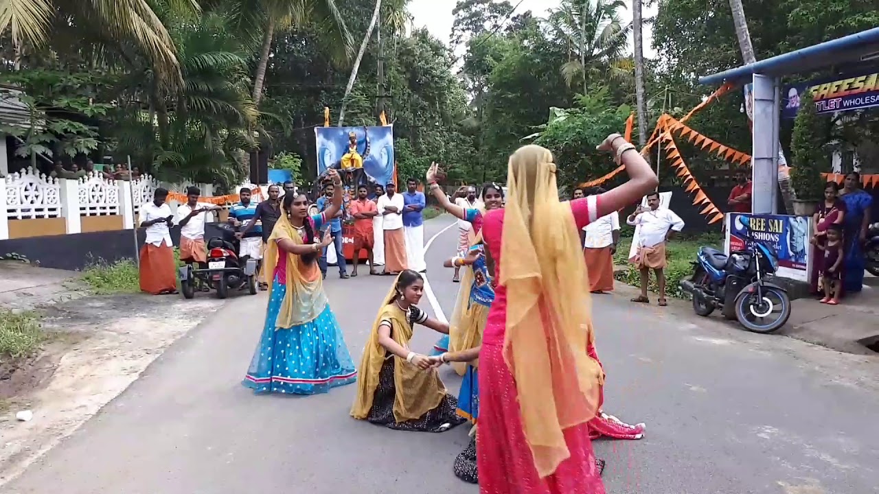 Sreekrishna jayanthi gopika dance edathirinji