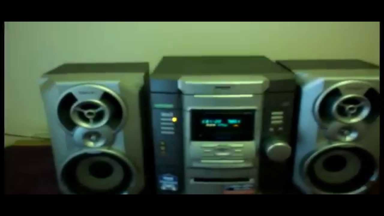 SONY MHC-RG22 COMPONENT HIFI STEREO MUSIC SYSTEM 3 DISC CD PLAYER GAME SYNC