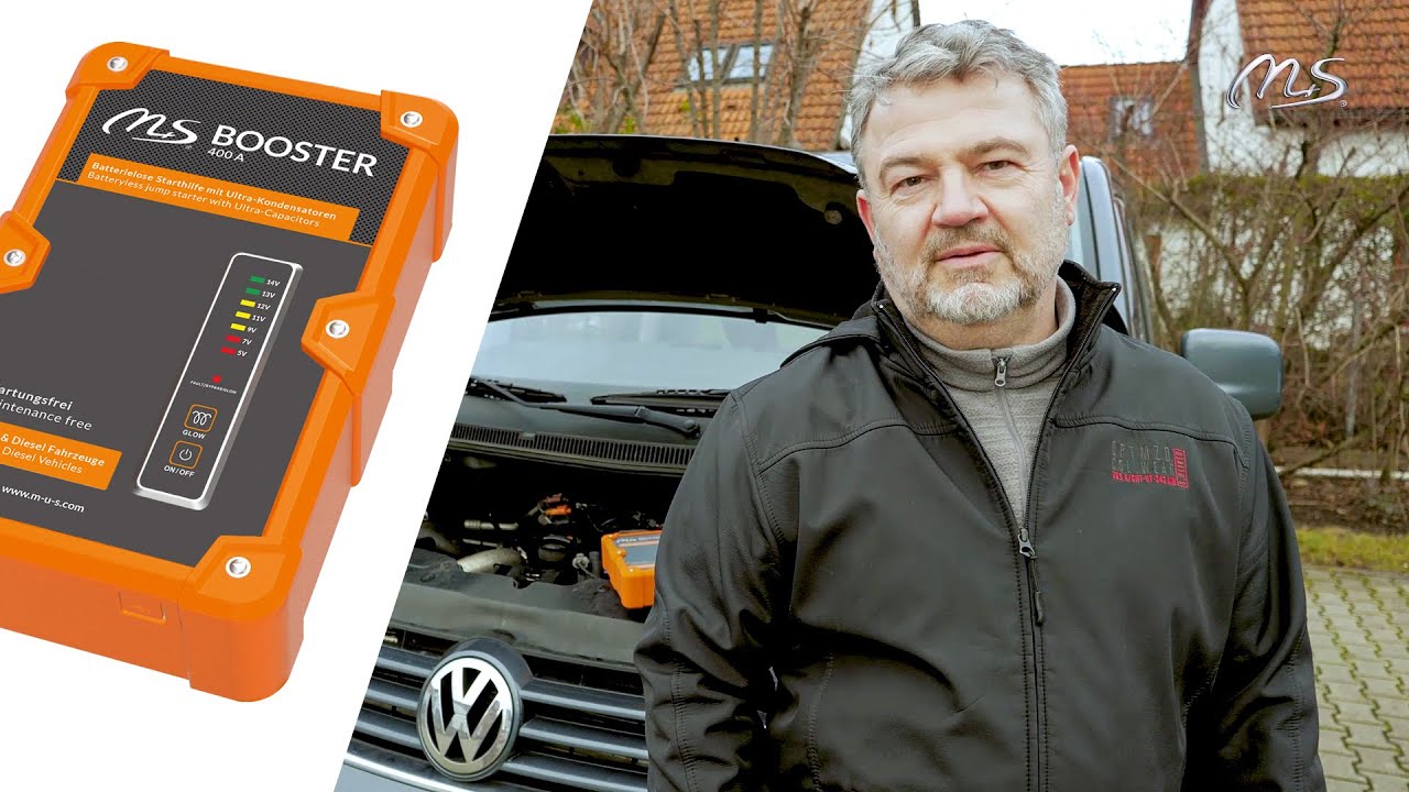 M+S Booster – Mobile, batterielose Starthilfe mit Ultra-Kondensatoren