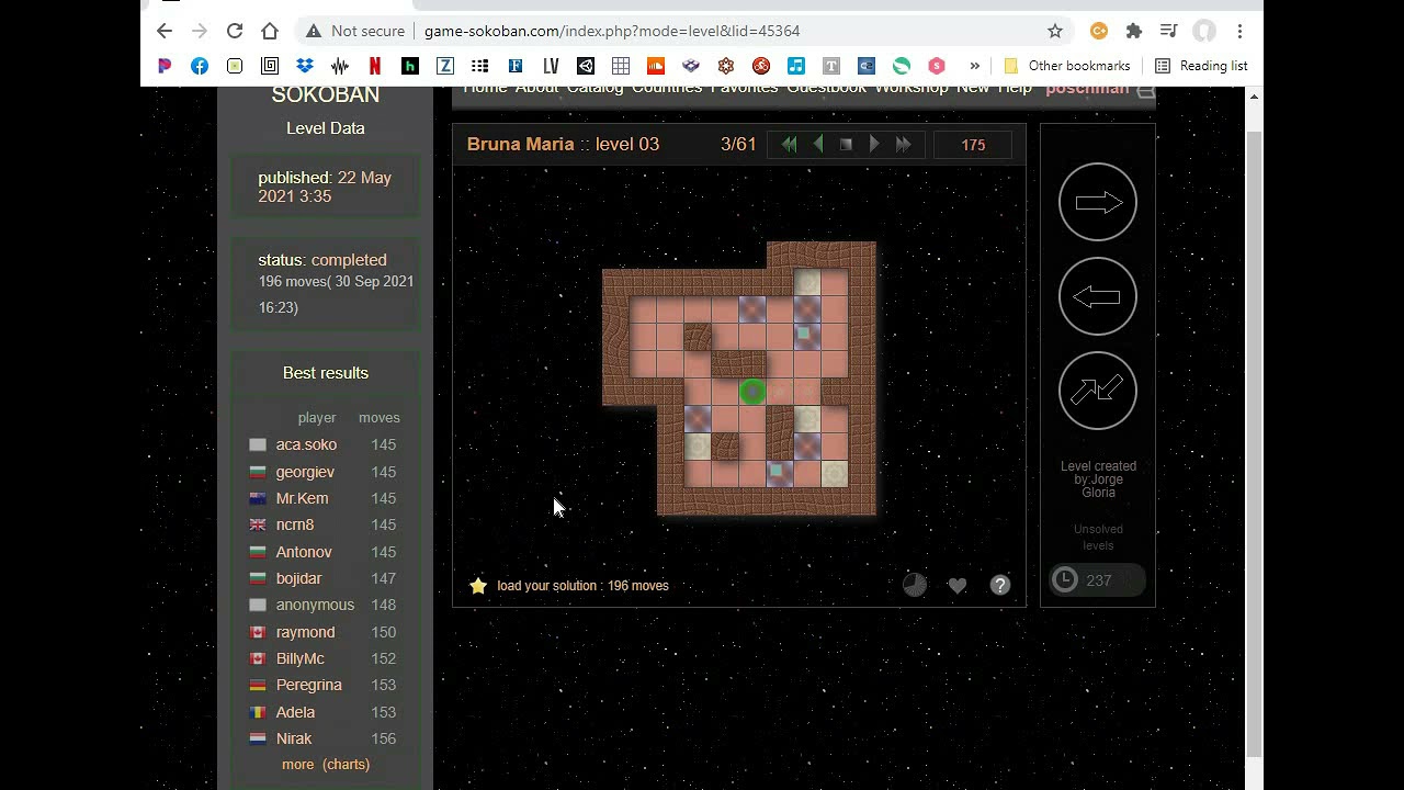 Game play video: Sokoban oct 1, 2021
