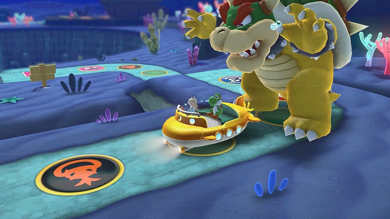 Mario Party 10 Bowser Party #1090 Rosalina, Toadette, Yoshi, Daisy Whimsical Waters Master