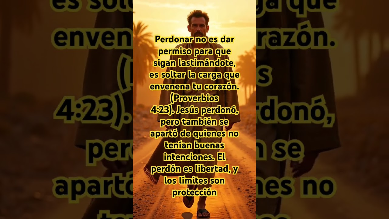 Perdonar no es dar permiso para que sigan lastim&aacute;ndote. #luzfamiliar #oracionfamiliar #perdonar