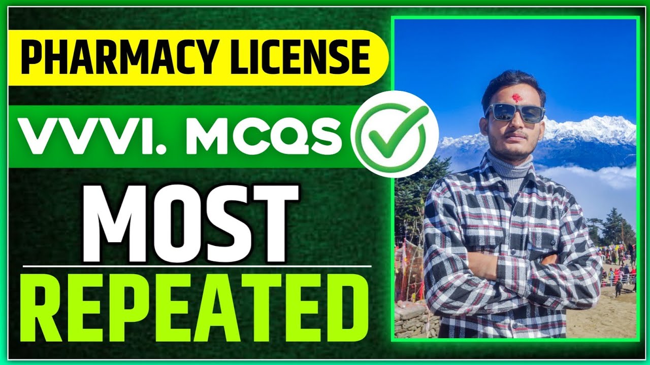 🔥🌸MOST PROBABLE MCQs || Pharmacology || DIPLOMA IN PHARMACY || DPh NPC License Exam ✅