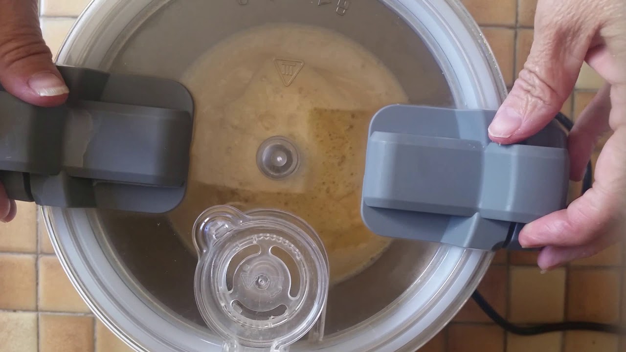 Glace à la vanille au compact cook elite pas à pas