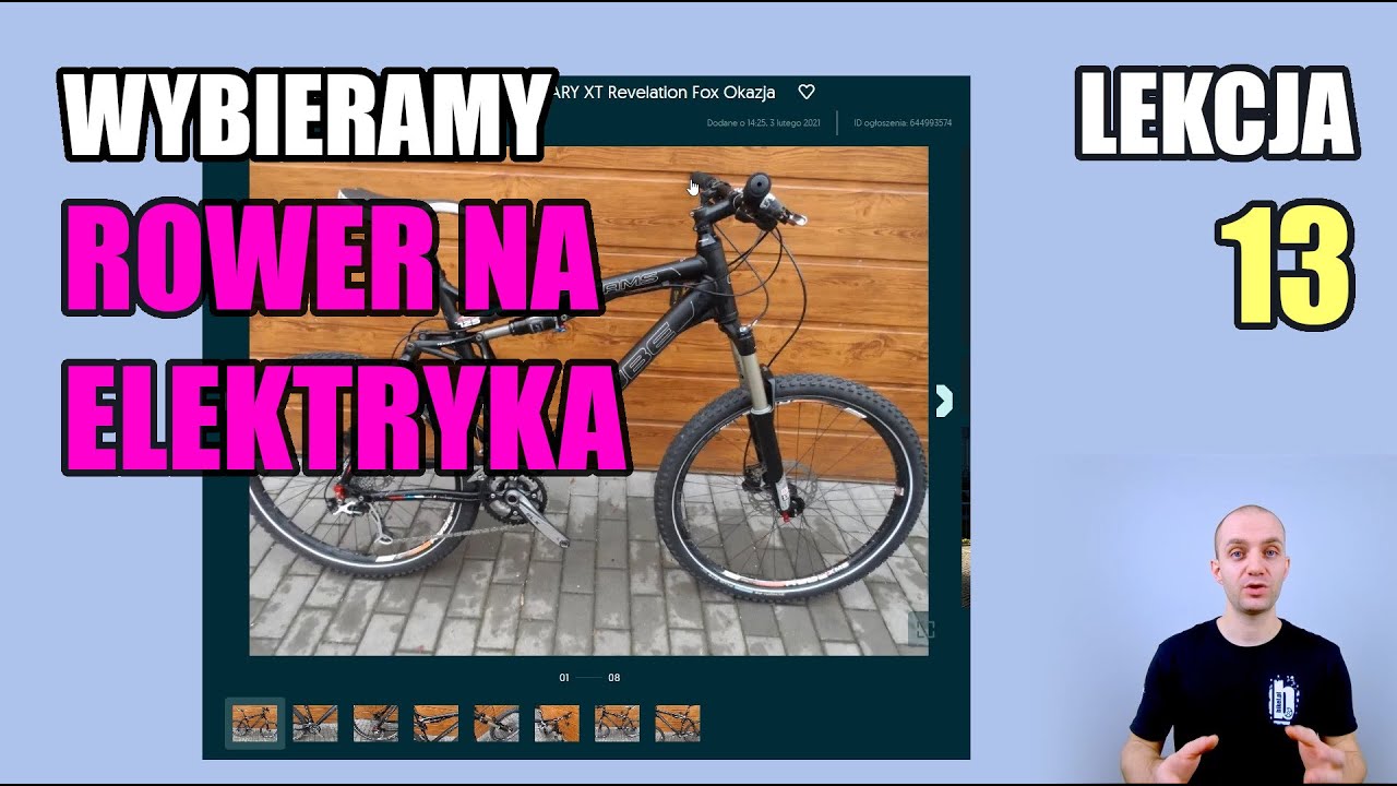 Wybieramy rower do przeróbki na elektryczny - przykłady / Lekcja 13