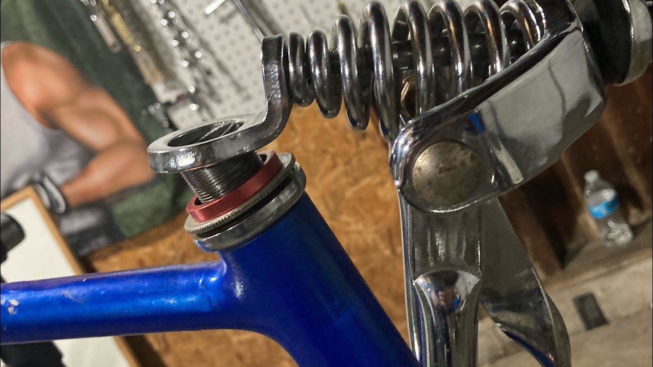 Как правильно установить вилку Springer (велосипед Schwinn)?