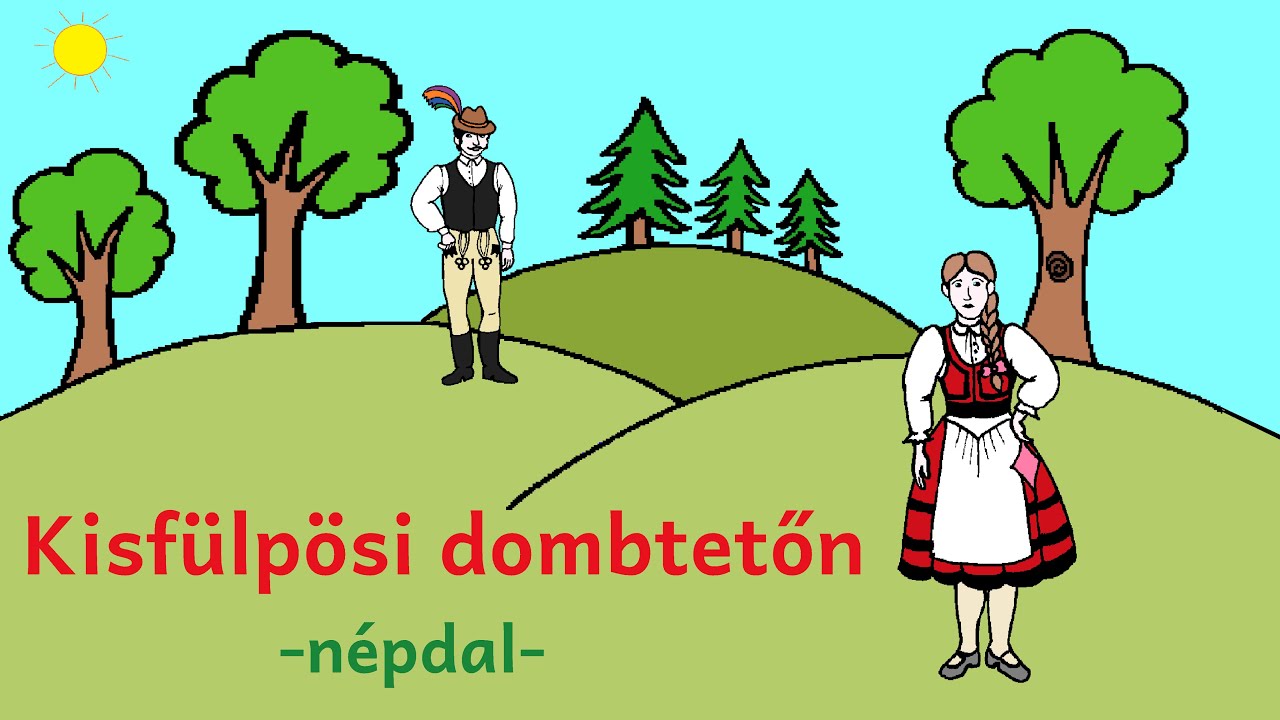 Kisf&uuml;lp&ouml;si dombtetőn -N&Eacute;PDAL-