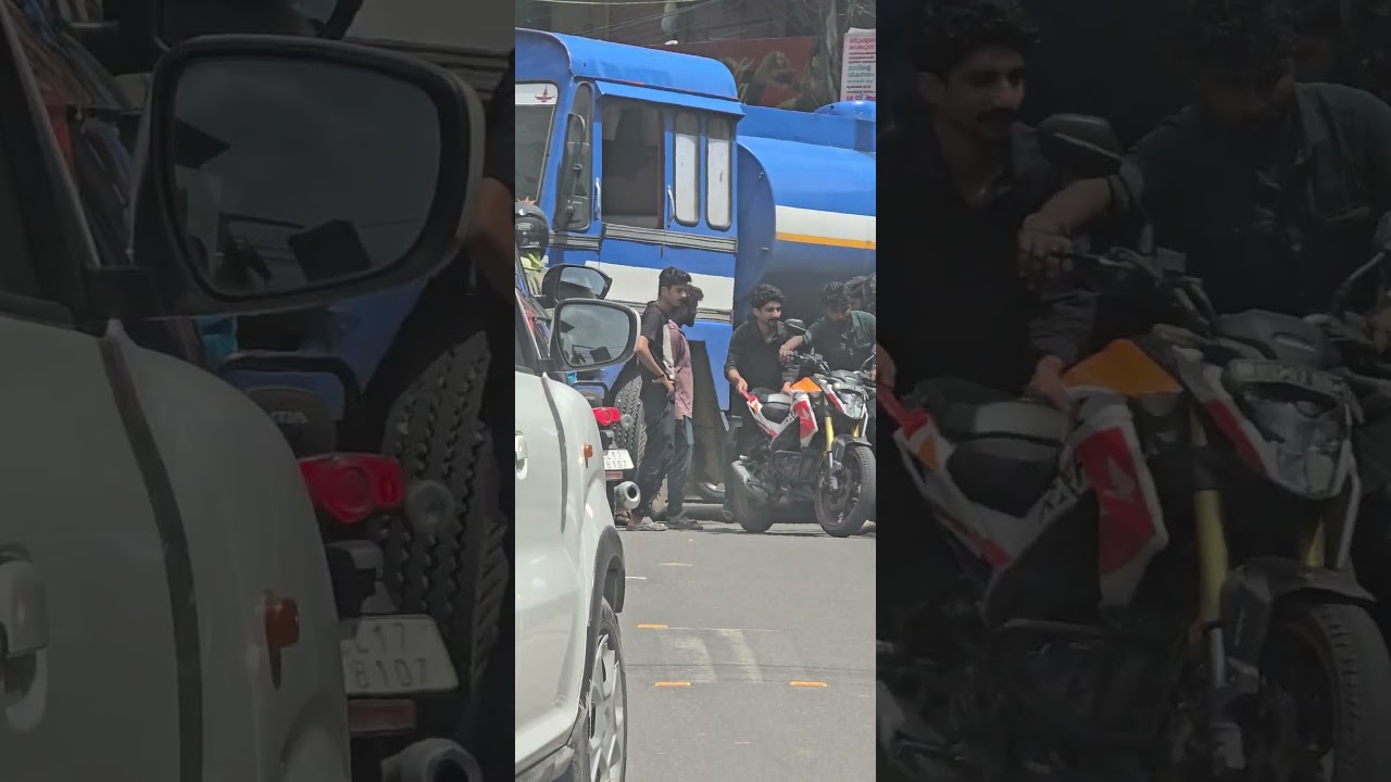 Tanker Bike Accident at Kakkanad. No one Injured. #kakkanad #edathala #rashdriving