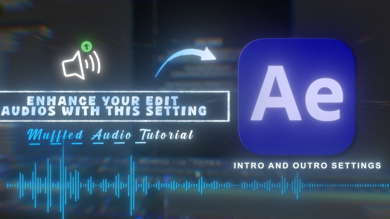 Improve Your Edit Audio With this!! | Muffle Audio Tutorial