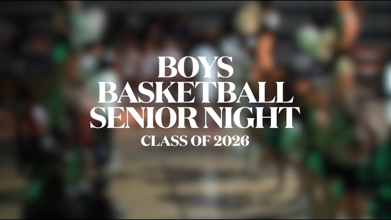 Senior Night Boys Basketball 2026